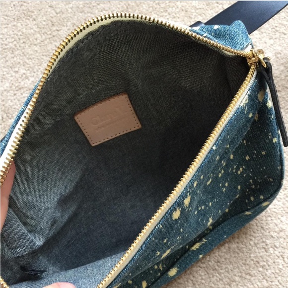 Like New Clare V. Denim Fanny Pack - Picture 2 of 4